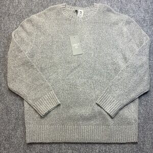 VRST men's cozy cardigan in graphic charcoal Men's Large